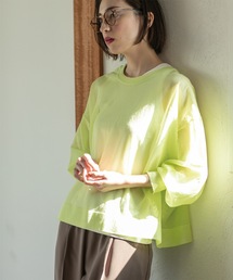 OPAQUE.CLIP | 前後2WAY シアークルーネックニット【洗濯機洗い可】(ニット/セーター)