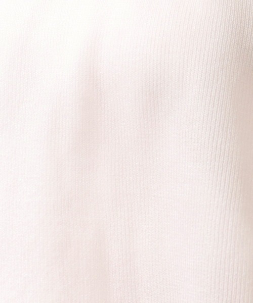 OPAQUE.CLIP（オペークドットクリップ）の「◆前後2WAY シアークルーネックニット【洗濯機洗い可】（ニット/セーター・レディース・ホワイト系6/ブラック系5/ピンク系1/ライトグレー系5/スモーキーグリーン系6・00）」の13枚目の写真