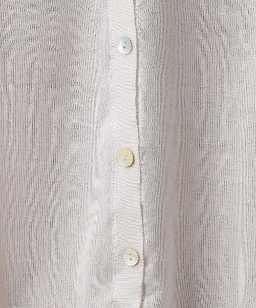 OPAQUE.CLIP（オペークドットクリップ）の「◆前後2WAY シアークルーネックニット【洗濯機洗い可】（ニット/セーター・レディース・ホワイト系6/ブラック系5/ピンク系1/ライトグレー系5/スモーキーグリーン系6・00）」の12枚目の写真