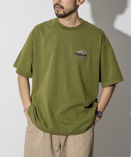 FREAK'S STORE（フリークスストア）の「リラックスフィット ランクル60 バックプリント ショートスリーブ クルーネックTシャツ/ランドクルーザー/トートバッグ（Tシャツ/カットソー・メンズ・ホワイト/オリーブ/ブラック/アッシュ/ベージュ・LARGE/MEDIUM）」の20枚目の写真