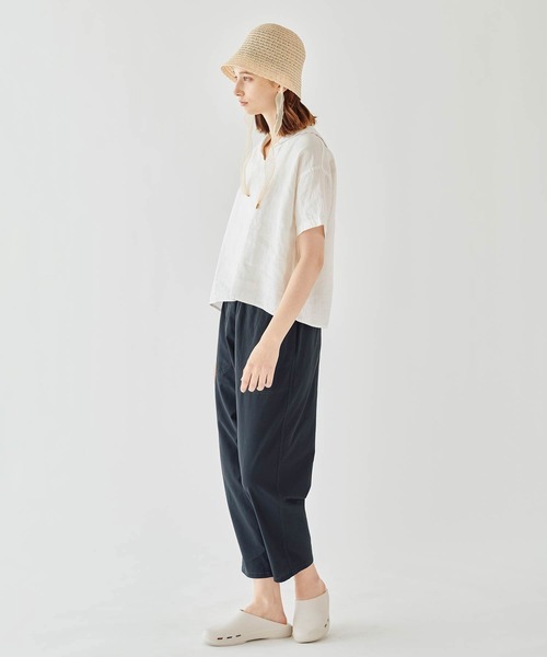 DANTON（ダントン）の「DANTON | コットンリネン イージーパンツ WOMEN