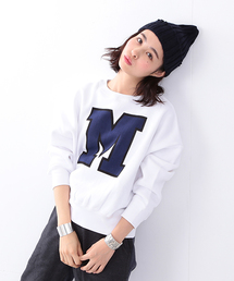 BEAMS BOY | SCREEN STARS / ビッグ アルファベット クルー (スウェット)