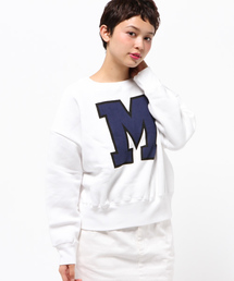 BEAMS BOY | SCREEN STARS / ビッグ アルファベット クルー(スウェット)