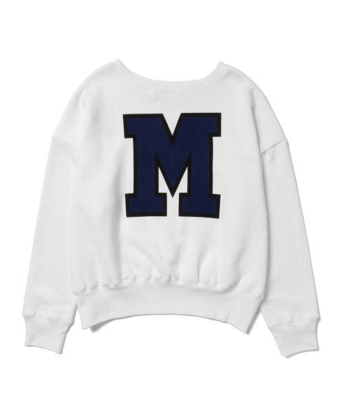 BEAMS BOY（ビームスボーイ）の「SCREEN STARS / ビッグ アルファベット クルー （スウェット・レディース・ホワイト/グレー/ネイビー・ONE SIZE）」の6枚目の写真