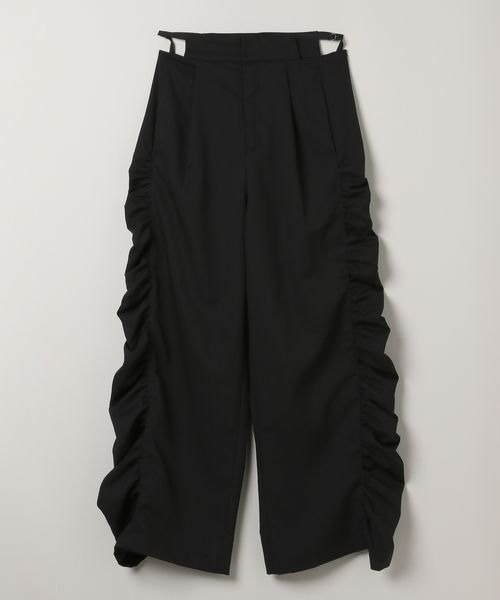 JEANASIS（ジーナシス）の「サイドギャザーワイドパンツ/113165