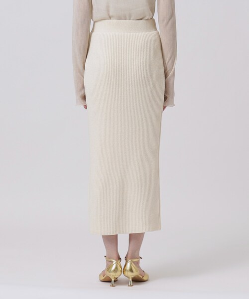 GALLEST(ギャレスト)の「◆カールヤーンナロースカート(スカート・レディース・ブラック/オフホワイト・38/34)」の19枚目の写真