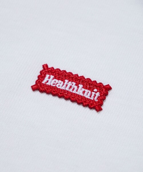 Healthknit（ヘルスニット）の「Healthknit/ヘルスニット ワンポイントロゴ ラグラン ショートスリーブ Tシャツ/リラックスフィット/半袖（Tシャツ/カットソー・メンズ・ネイビー/ホワイト/グリーン/グレー・MEDIUM/LARGE）」の7枚目の写真
