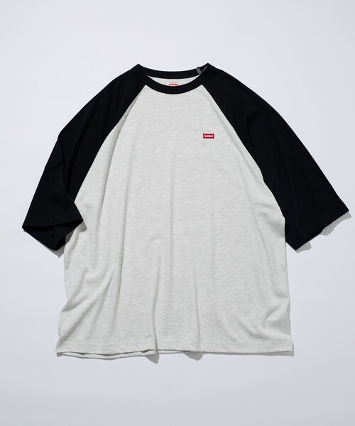 Healthknit（ヘルスニット）の「Healthknit/ヘルスニット ワンポイントロゴ ラグラン ショートスリーブ Tシャツ/リラックスフィット/半袖（Tシャツ/カットソー・メンズ・ネイビー/ホワイト/グリーン/グレー・MEDIUM/LARGE）」の11枚目の写真