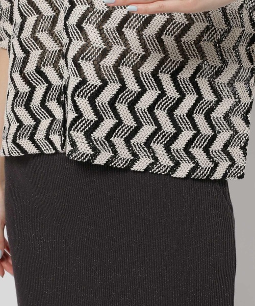 niko and...(ニコアンド)の「アソート幾何柄レースシャツ(シャツ/ブラウス・レディース・ベージュ/グリーン/ブルー/ブラック・MEDIUM/LARGE)」の17枚目の写真