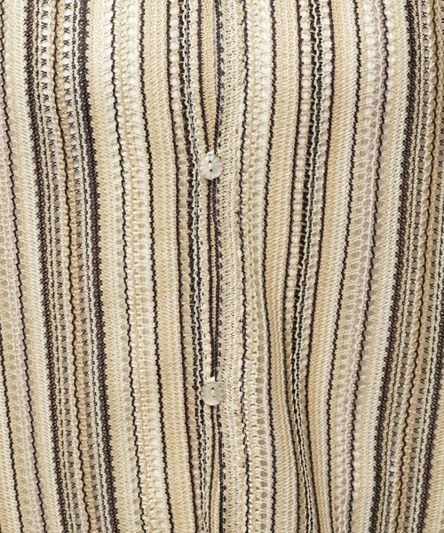 niko and...(ニコアンド)の「アソート幾何柄レースシャツ(シャツ/ブラウス・レディース・ベージュ/グリーン/ブルー/ブラック・MEDIUM/LARGE)」の11枚目の写真