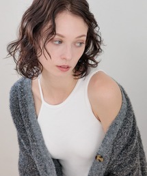 【bijorie】カップ付きアシメショートアメスリ/NEW BASIC 24SS