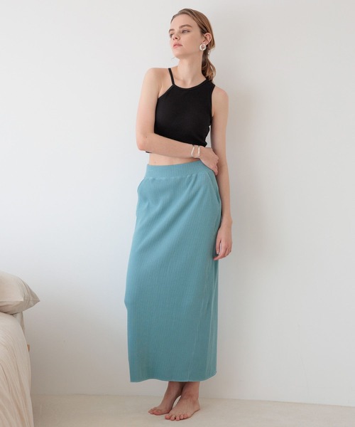 bijorie(ビジュリィ)の「【bijorie】カップ付きアシメショートアメスリ/NEW BASIC 24SS(タンクトップ・レディース・ブラック/キャメル/オフホワイト・M/L/LG)」の20枚目の写真
