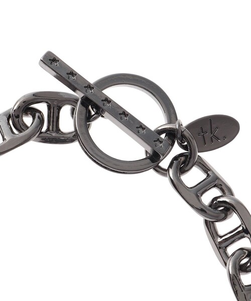 tk.TAKEO KIKUCHI（ティーケータケオキクチ）の「◆アンカーチェーンブレスレット（ブレスレット・メンズ・ブラック/シルバー・00）」の11枚目の写真