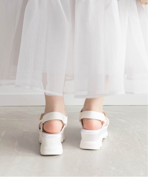 RANDA(ランダ)の「スパンコールベルト スポーツサンダル(サンダル・レディース・ホワイト/ブルー/ブラック・L/M/S/LL)」の13枚目の写真