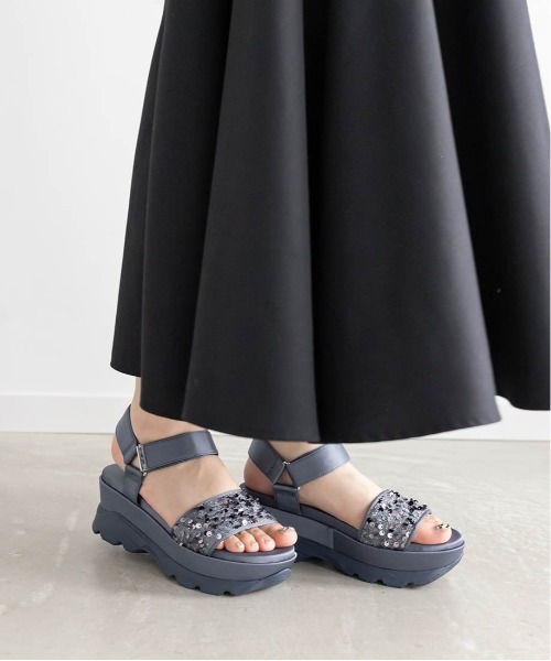 【セール】スパンコールベルト スポーツサンダル（サンダル）｜RANDA（ランダ）