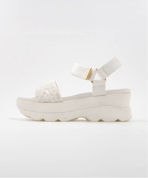 【セール】スパンコールベルト スポーツサンダル（サンダル）｜RANDA（ランダ）