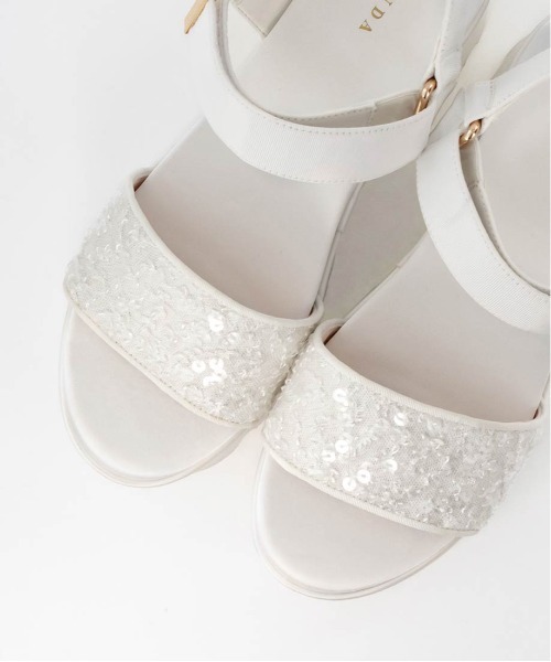 【セール】スパンコールベルト スポーツサンダル（サンダル）｜RANDA（ランダ）