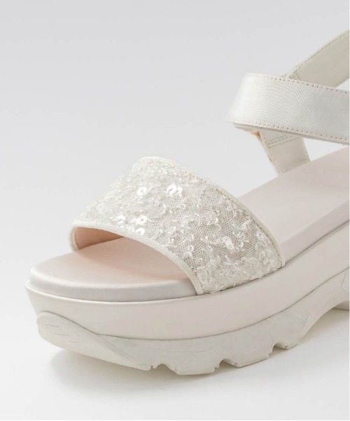 【セール】スパンコールベルト スポーツサンダル（サンダル）｜RANDA（ランダ）