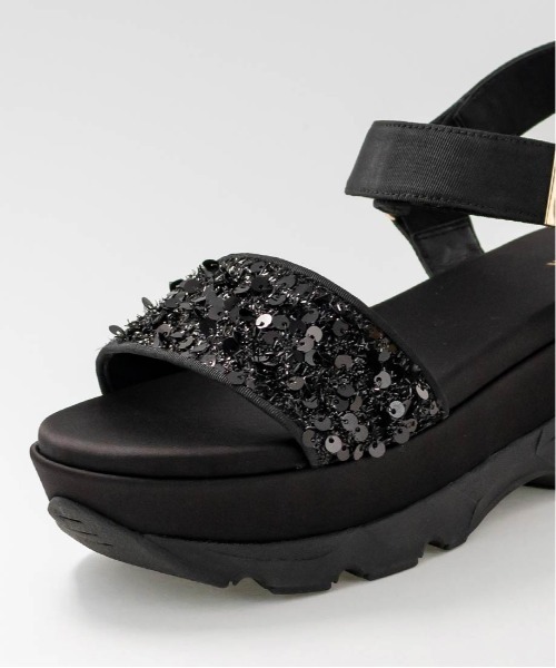 RANDA(ランダ)の「スパンコールベルト スポーツサンダル(サンダル・レディース・ホワイト/ブルー/ブラック・L/M/S/LL)」の22枚目の写真