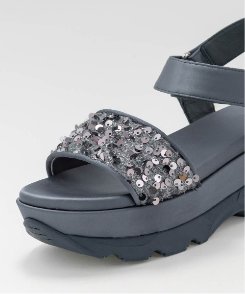 【セール】スパンコールベルト スポーツサンダル（サンダル）｜RANDA（ランダ）