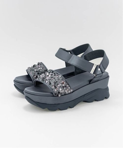 【セール】スパンコールベルト スポーツサンダル（サンダル）｜RANDA（ランダ）