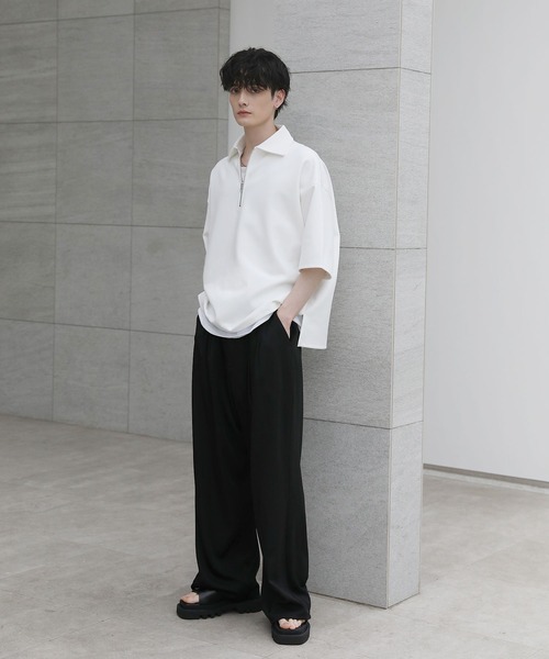 ASTRONOMY（アストロノミー）の「コットンポンチヘビーウェイトハーフジップ（Tシャツ/カットソー・メンズ・ホワイト/ブルー/ネイビー/ライトグレー/ブラック/チャコール・XL/L/S/M）」の14枚目の写真