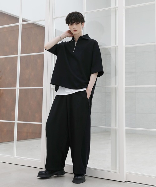 ASTRONOMY（アストロノミー）の「コットンポンチヘビーウェイトハーフジップ（Tシャツ/カットソー・メンズ・ホワイト/ブルー/ネイビー/ライトグレー/ブラック/チャコール・XL/L/S/M）」の21枚目の写真