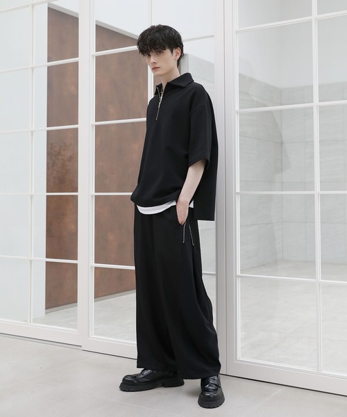 ASTRONOMY（アストロノミー）の「コットンポンチヘビーウェイトハーフジップ（Tシャツ/カットソー・メンズ・ホワイト/ブルー/ネイビー/ライトグレー/ブラック/チャコール・XL/L/S/M）」の22枚目の写真