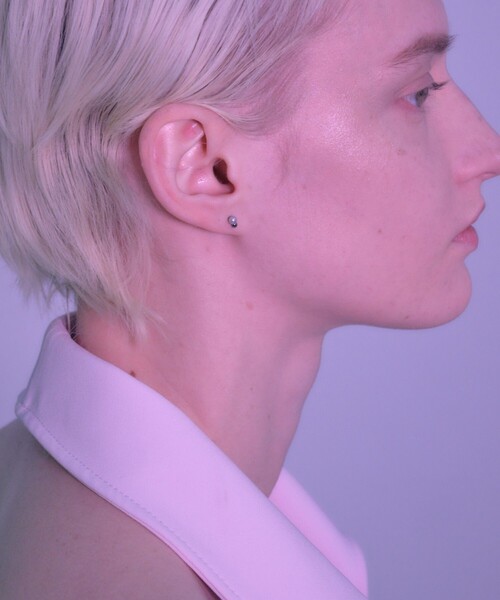and cloud(アンドクラウド)の「Minimum Pearl Pierce/Single(ピアス(片耳用)・レディース・ブラック/シルバー/イエローゴールド・FREE)」の13枚目の写真