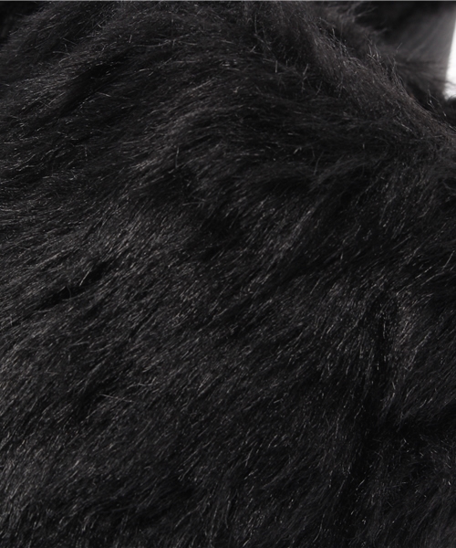 WEGO（ウィゴー）の「WEGO/ファーサボサンダル（サンダル・レディース・ベージュ/ブラック・MEDIUM/LARGE）」の11枚目の写真