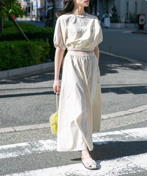 KBF（ケイビーエフ）の「セパレートワンピース（ワンピース・レディース・オレンジ系その他/チャコールグレー/アイボリー・ONE）」の5枚目の写真