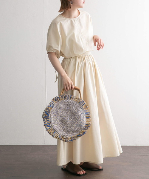 KBF（ケイビーエフ）の「セパレートワンピース（ワンピース・レディース・オレンジ系その他/チャコールグレー/アイボリー・ONE）」の12枚目の写真