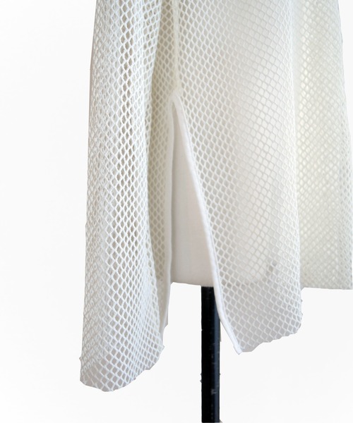 Marient（マリエント）の「メッシュオーバーTEE（Tシャツ/カットソー・レディース・アイボリー/ブラック・FREE）」の17枚目の写真