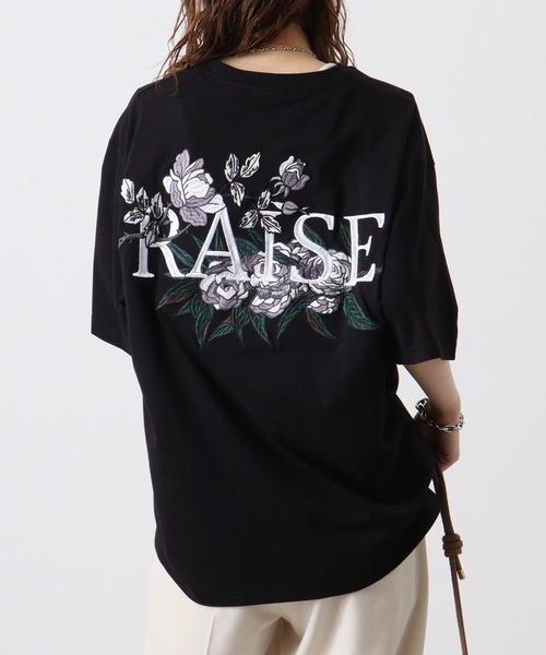 RE730(アールイーセブンサーティー)の「RE730 オーバーサイズTシャツ ベア/ダメージ/刺繍/バックプリント/ワイドシルエット(Tシャツ/カットソー・メンズ・ブラック系3/ブラック系2/ブラック系1/ブルー系4/ブルー系3/ブルー系1/ホワイト系1/ホワイト系4/ホワイト系3/ホワイト系2/ブラック系4/グレー系3/ブラック/ホワイト・L/M/XL)」の16枚目の写真