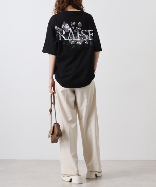 RE730(アールイーセブンサーティー)の「RE730 オーバーサイズTシャツ ベア/ダメージ/刺繍/バックプリント/ワイドシルエット(Tシャツ/カットソー・メンズ・ブラック系3/ブラック系2/ブラック系1/ブルー系4/ブルー系3/ブルー系1/ホワイト系1/ホワイト系4/ホワイト系3/ホワイト系2/ブラック系4/グレー系3/ブラック/ホワイト・L/M/XL)」の18枚目の写真