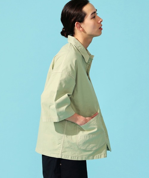 【セール】リネン混 LOCO/ロコ ハーフスリーブシャツ（カバーオール）｜Lee（リー）