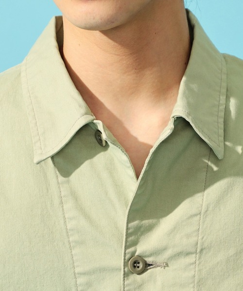 【セール】リネン混 LOCO/ロコ ハーフスリーブシャツ（カバーオール）｜Lee（リー）