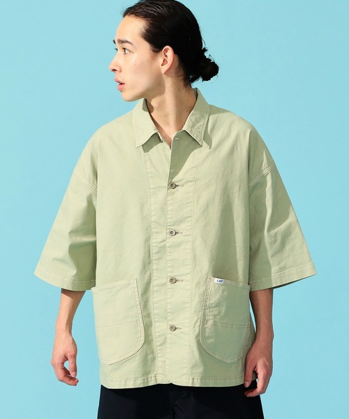 【セール】リネン混 LOCO/ロコ ハーフスリーブシャツ（カバーオール）｜Lee（リー）