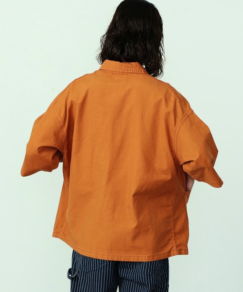 【セール】リネン混 LOCO/ロコ ハーフスリーブシャツ（カバーオール）｜Lee（リー）