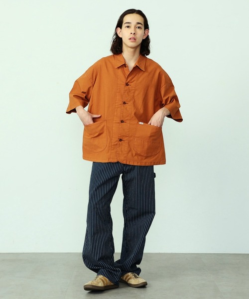 【セール】リネン混 LOCO/ロコ ハーフスリーブシャツ（カバーオール）｜Lee（リー）