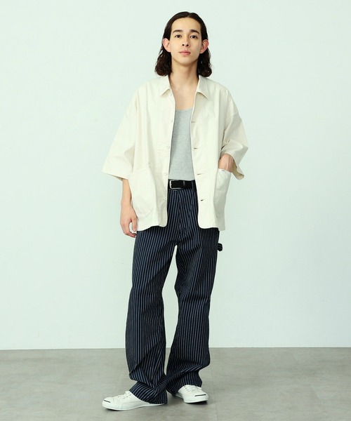 【セール】リネン混 LOCO/ロコ ハーフスリーブシャツ（カバーオール）｜Lee（リー）