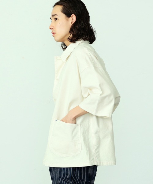 【セール】リネン混 LOCO/ロコ ハーフスリーブシャツ（カバーオール）｜Lee（リー）