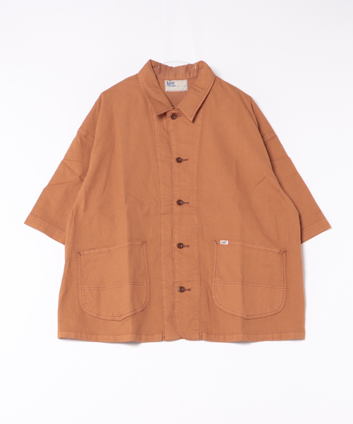 【セール】リネン混 LOCO/ロコ ハーフスリーブシャツ（カバーオール）｜Lee（リー）