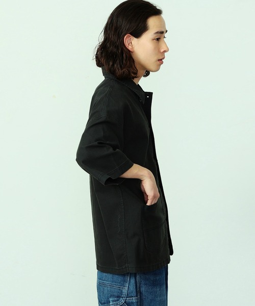 【セール】リネン混 LOCO/ロコ ハーフスリーブシャツ（カバーオール）｜Lee（リー）