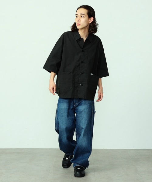【セール】リネン混 LOCO/ロコ ハーフスリーブシャツ（カバーオール）｜Lee（リー）