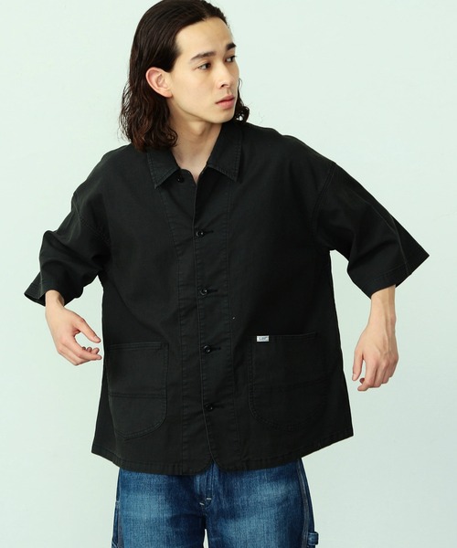 【セール】リネン混 LOCO/ロコ ハーフスリーブシャツ（カバーオール）｜Lee（リー）
