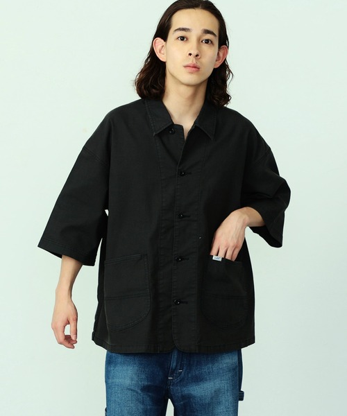 【セール】リネン混 LOCO/ロコ ハーフスリーブシャツ（カバーオール）｜Lee（リー）