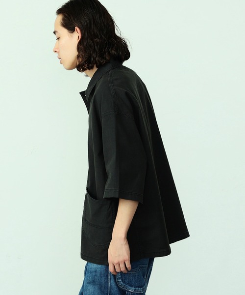 【セール】リネン混 LOCO/ロコ ハーフスリーブシャツ（カバーオール）｜Lee（リー）