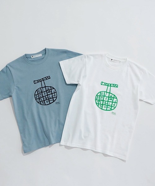 DO Original(ドー オリジナル)の「果実のTシャツ(Tシャツ/カットソー・レディース・ホワイト/サックスブルー・MEDIUM)」の2枚目の写真