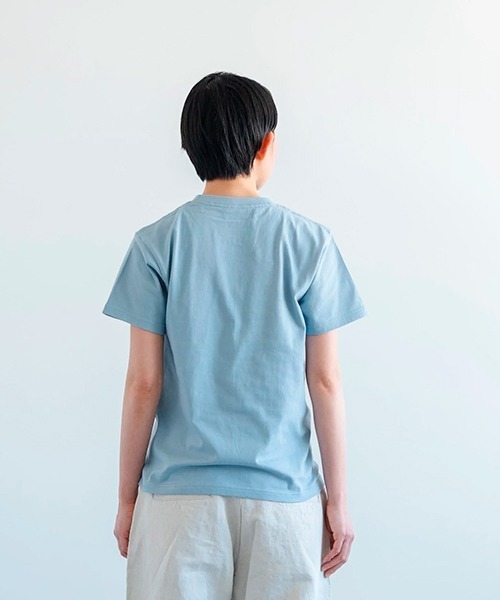 DO Original(ドー オリジナル)の「果実のTシャツ(Tシャツ/カットソー・レディース・ホワイト/サックスブルー・MEDIUM)」の3枚目の写真